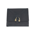 Yves Saint Laurent Women's Black Leather French Wallet
