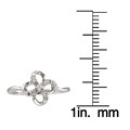 10k White Gold 1/10ct TDW Diamond Fashion Ring