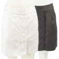 Verdina Ruffle Placket Ladies' Cotton Golf Skort