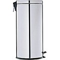 Stainless Steel 31.5-quart Step-open Trash Can