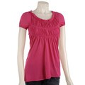 Romeo & Juliet Women's Shirred Neck Top