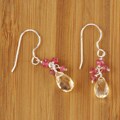 Goldfill Lemon Quartz Ethereal Earrings (USA)