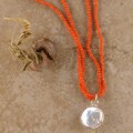 Simply Red Coral and Coin Pearl Necklace (USA)