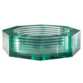 Kraus Layered Green Glass Vessel Sink