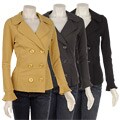 Kersh Women's Double-breasted Knit Jacket