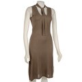 Kersh Women's Sleeveless Maxi Dress with Neck Tie
