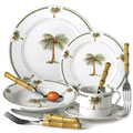 Gibson Bahama Dinnerware and Flatware Set