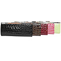 Mundi Crocodile Print Patent Fashion Clutch