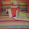 Mala Stripe 8-piece Luxury Comforter Set