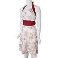 Cassee's Women's Floral Print Halter Dress