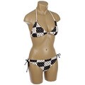 Island World Company White and Black Bikini