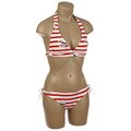 Island World Company Women's Black Fluer Bikini