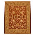 Hand-woven Soumak Wool Rug (8' x 10')