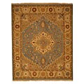Hand-woven Soumak Wool Rug (8' x 10')