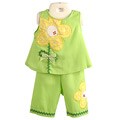 Rare Editions Infant Girl's Sunflower Capri Set