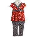 Rare Editions Infant Girl's Heart and Dot Set