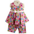 Rare Editions Infant Girl's Multi-dot Capri Set