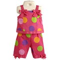 Rare Editions Infant Girl's Polka Dot Capris Set