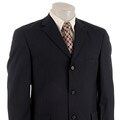Tommy Hilfiger Men's Navy Stripe Wool Suit