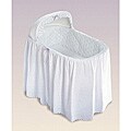 Jumbo Bassinet Long Eyelet Bedding Skirt Set-Neutral