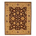 Hand-woven Soumak Wool Rug (6' x 9')