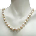 14k Yellow Gold Freshwater Pearl Necklace (9-10 mm)