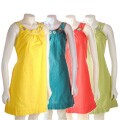 Pretty Pink Women's Sleeveless Grommet Ring Dress