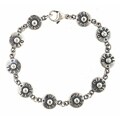 Diesel Sterling Silver Rivet Bracelet