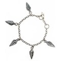 Diesel Sterling Silver Arrowheads Bracelet