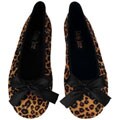 Daisy Jane Women's Leopard Flats