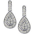 10k White Gold 1/4ct TDW Diamond Fashion Earrings (J-K, I2-I3)