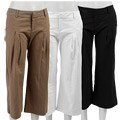 Verdina Women's Front-pleated Capri Pants