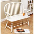 Antique Ivory Heritage Windsor Bench