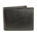 Castello Men's Black Wallet with Two ID Holders