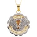 14k Three-tone Gold 'Holy Communion' Necklace