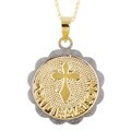14k Two-tone Gold 'Confirmation' Necklace