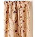 Floral Ivory 100-precent Silk Taffeta Curtain (India)