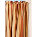Multicolored Striped Taffeta Curtain (India)
