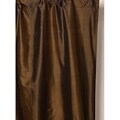 Brown Striped 100-percent Silk Taffeta Curtain (India)