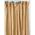 Beige and Coffee Striped Taffeta Curtain (India)