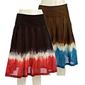 Renee C Dip Dyed A-line Skirt