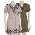 Renee C Women's Kimono Sleeve Tunic Dress