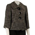 Tahari ASL 3-button Novelty Jacket Pant Suit