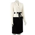 Tahari ASL Women's Black/White Skirt Suit