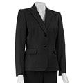 Tahari ASL Women's Dark Grey 2-button Pant Suit