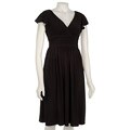 Famous NY Maker Women's Black Matte Jersey Dress