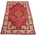 Persian Bakhtiari Hand-knotted Red/ Ivory Rug (6'6 x 10'3)