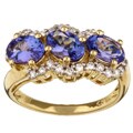 Encore by Le Vian 14k Gold Tanzanite and Diamond Ring (H-I, SI2-SI3)