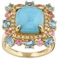 Encore by Le Vian 14k Yellow Gold Turquoise Ring