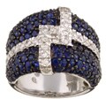 Encore by Le Vian 14k Gold Sapphire and Diamond Ring (H-I, SI2-SI3)
